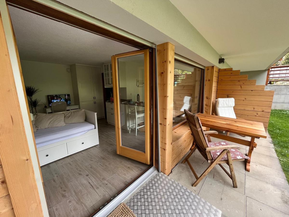 Magnifique Studio Ski In-Ski Out - Pas De Parking Hiver Verbier Ngoại thất bức ảnh